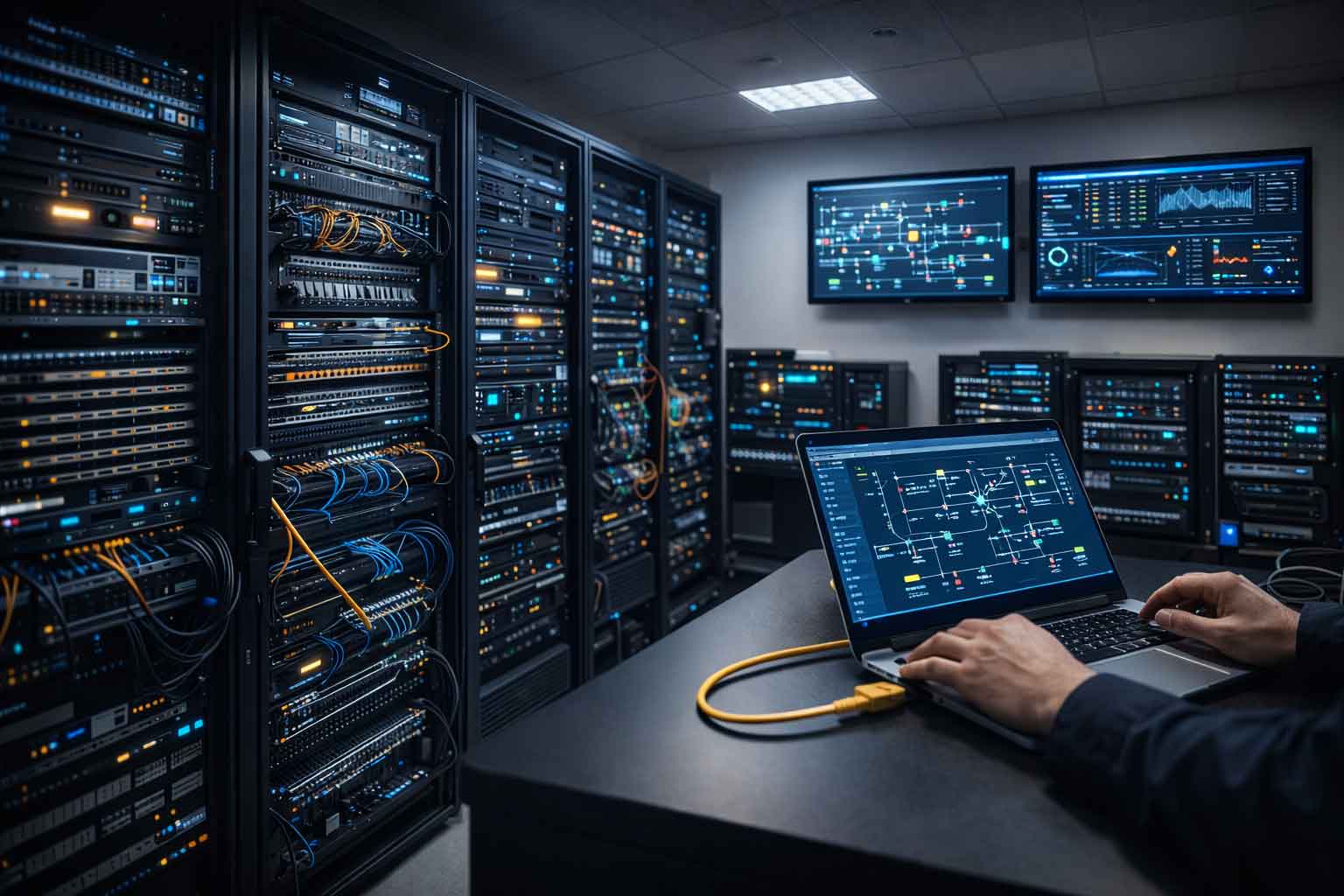 enterprise CCTV systems infrastructure and network engineering for commercial security cameras