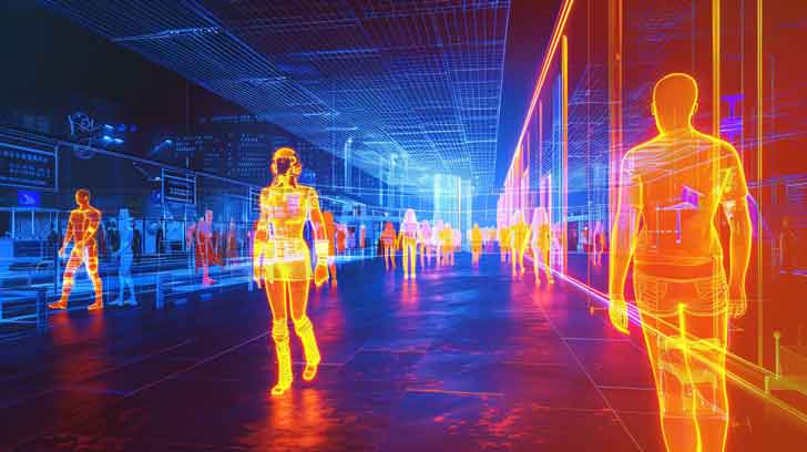 thermal imaging CCTV systems by industry detecting people in an industrial environment